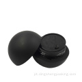 Pot de Sphere de Couleur Noire Mate 1oz Pot de Creme de Haute qualite 50ml